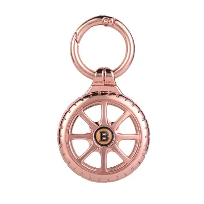 Premium kovinsko zaščitno ohišje za Apple AirTags Pink