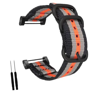 Najlonski pašček za uro SUUNTO Core Expedition Series Grey+Orange