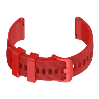 Silikonski pašček za uro Garmin Vivoactive 4/3/Venu Red 20 mm