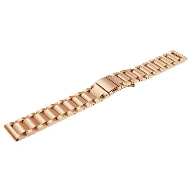 Pašček za uro iz nerjavečega jekla - udobno in varno prileganje Gold 18 mm