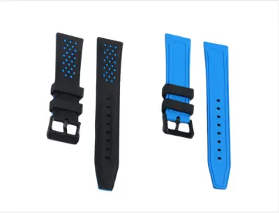 Silikonski pašček za uro Huawei/Samsung/Garmin Blue 20 mm