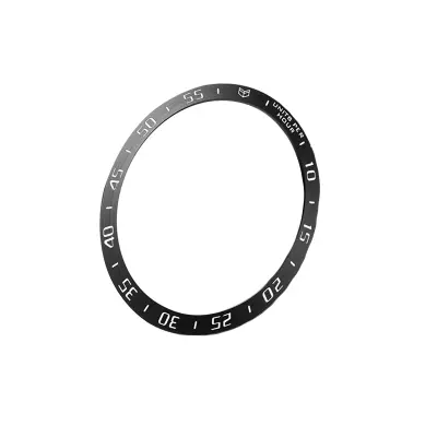 Črno-beli okvir za 41 mm Galaxy Watch 3 - nerjaveče jeklo