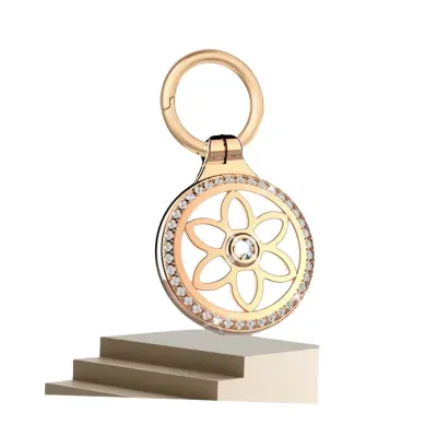 Premium kovinski ovitek za AirTag: Popolna zaščita in zasnova proti izgubi PinkGold