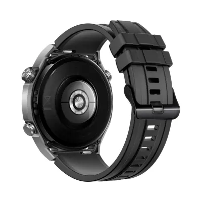 Silikonski pašček za uro 22 mm za Huawei Watch Ultimate Black