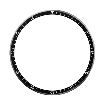 Črn Obroč Okvirja 44mm Nerjaveče Jeklo za Galaxy Watch