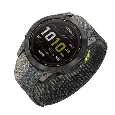 Najlonski pašček za uro Garmin Fenix 7X/7/6/5 Black+Grey 22 mm