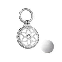 Premium kovinski ovitek za AirTag: Popolna zaščita in zasnova proti izgubi Silver