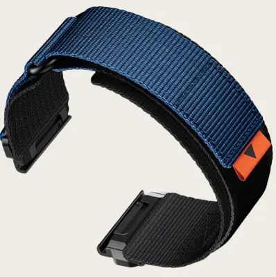 26 mm najlonski pašček za uro Garmin Fenix 8/7X Pro/5X/6X Blue