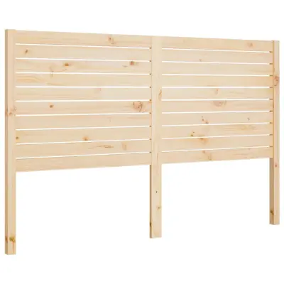 Posteljno vzglavje - Vzglavna omarica 146x4x100 cm trdna borovina