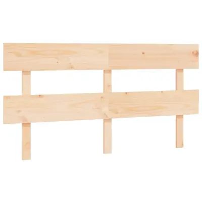 Posteljno vzglavje - Vzglavna omarica 154x3x81 cm trdna borovina