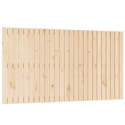 Stensko posteljno vzglavje - Vzglavna omarica 159,5x3x90 cm trdna borovina
