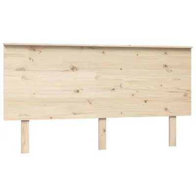 Posteljno vzglavje - Vzglavna omarica 154x6x82,5 cm trdna borovina