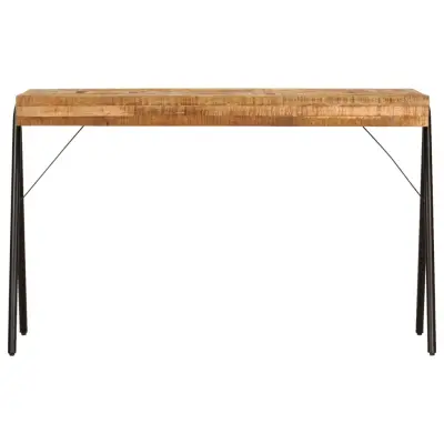 Pisalna miza - Računalniška miza iz trdnega mangovega lesa 118x50x75 cm
