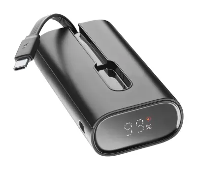 Prenosna baterija CELLULARLINE LIN-C, 10.000 mAh, črna