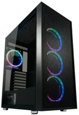 Kućište LC-Power Case Gaming 802B 4x 120mm RGB fans Black_Wanderer_X - ATX gaming case