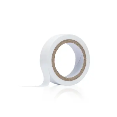 Rosfix Izolacijski Trak Beli 10 m – PVC, 16 mm Širina, 0,13 mm Debelina, 80°C Odpornost | Za Kable