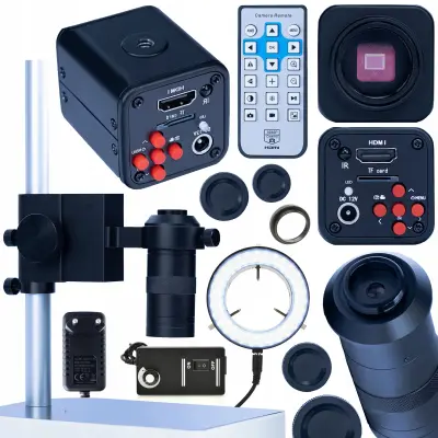 PROFESIONALNI DIGITALNI MIKROSKOP NORMA BLACK PRO HDMI 1080P LIGHT 4W1