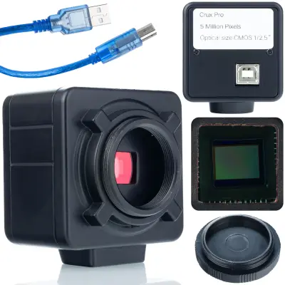 Rosfix Kamera Mikroskopska KMCP-HDMI-USB – CMOS 5MP, 2K, C-Mount, USB 2.0 | Za Windows, Auto Balans
