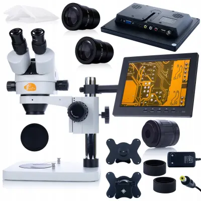 TRINOKULARNI STEREO MIKROSKOP MERCURY PRO MSMP-T-PS1 Z 8-PALČNIM ZASLONOM