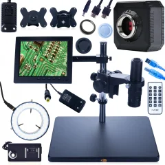 ROSFIX DIGITALNI MIKROSKOP EARTH PRO MCEP-0,5X + 8-PALČNI ZASLON+ROČAJ+PRILAGODLJIVA 56XLED OSVETLITEV+KAMERA ORION PRO