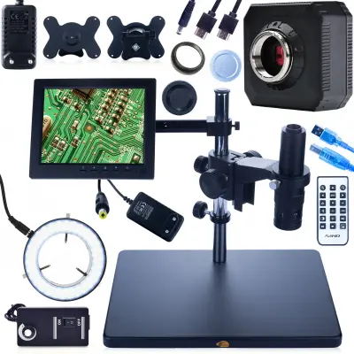 ROSFIX DIGITALNI MIKROSKOP EARTH PRO MCEP-0,5X + 8-PALČNI ZASLON+ROČAJ+PRILAGODLJIVA 56XLED OSVETLITEV+KAMERA ORION PRO