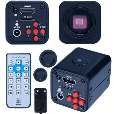 Rosfix Kamera Mikroskopska KMNBP-HDMI – FullHD HDMI Izhod, 16 MP, 4K Foto, 5X Zoom | DC12V, C-Mount