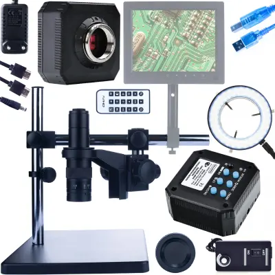 ROSFIX DIGITALNI MIKROSKOP Z NASTAVLJIVO ROKO EARTH PRO MCEP-0.5X-PZRR+ROSFIX NASTAVLJIVA OSVETLITEV ZA MIKROSKOP 56XLED+KAMERA ZA MIKROSKOP ORION PRO