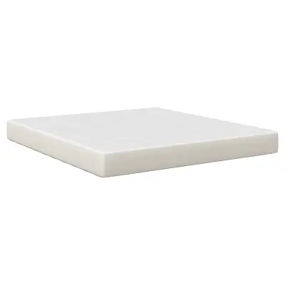 vidaXL Vzmetnica s pomladmi Krem 180x200x20 cm Srednje trda Tkanina