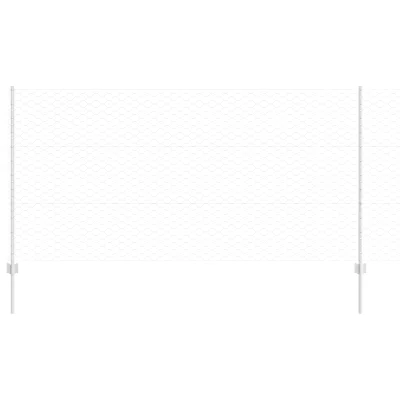 vidaXL Set ograje za vrt Komplet 2 Pocinkano jeklo 25 x 1.2 m Vzdržljivo