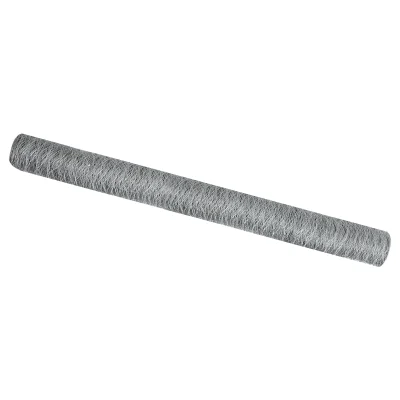 vidaXL Šesterokotna ograja 1.6x50 m Galvanizirano jeklo