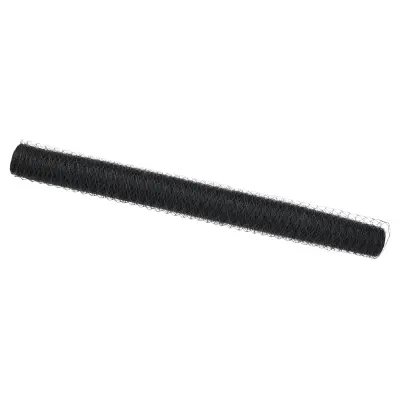 vidaXL Heksagonalna ograja Siva 1.5x10 m Jeklo