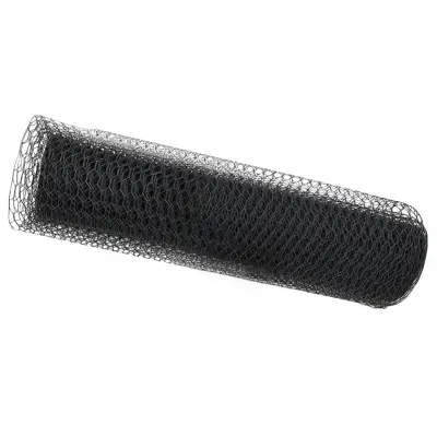 vidaXL Heksagonalna ograja Siva 0.8x50 m Jeklo
