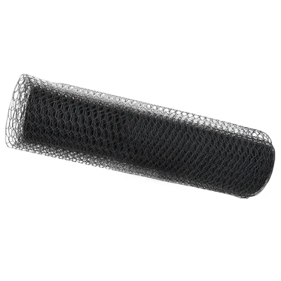 vidaXL Heksagonalna ograja Siva 0.5x10 m Jeklo