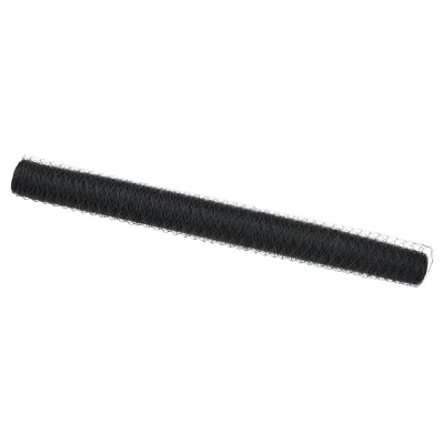 vidaXL Heksagonalna ograja Siva 1.6x25 m Jeklo