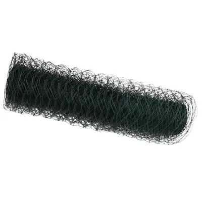 vidaXL Šesterokotna ograja Zelena 0.5x10 m Jeklo