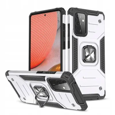 WOZINSKY OKLEPNI ETUI Z ROČAJEM ZA SAMSUNG GALAXY A72 4G SILVER
