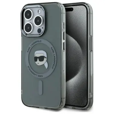 OVITEK KARL LAGERFELD HARDCASE ZA IPHONE 15 PRO MAX 6.7 ZA MAGSAFE METAL