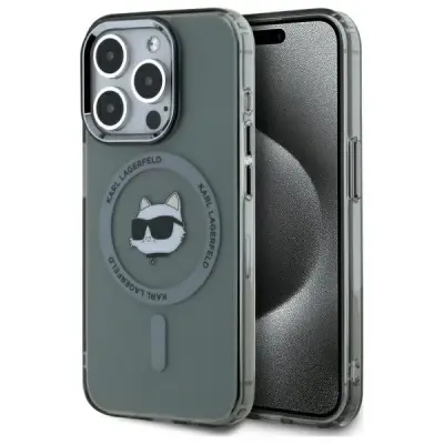 KARL LAGERFELD KLHMP15LHLSCHK IPHONE 15 PRO 6.1 HARDCASE CHOUPETTE ZA MAGSAFE