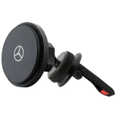 UCHWYT MAGNETYCZNY MERCEDES SILVER STARS MAGSAFE DO KRATKI WENTYLACYJNEJ - CZARNY