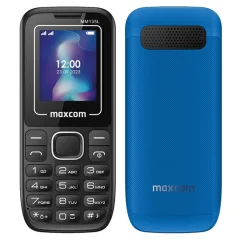 MAXCOM MM135 LIGHT MOBILNI TELEFON ČRNO MODER ZA STAREJŠE