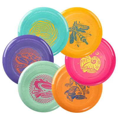 Wham-O Frisbee Komplet 6 Letečih Diskov za Otroke 5+, 22.86cm - 70 g