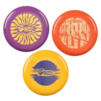 Wham-O Frisbee Komplet 3 Letečih Diskov, 25.27 cm za Otroke 5+ – 130 g