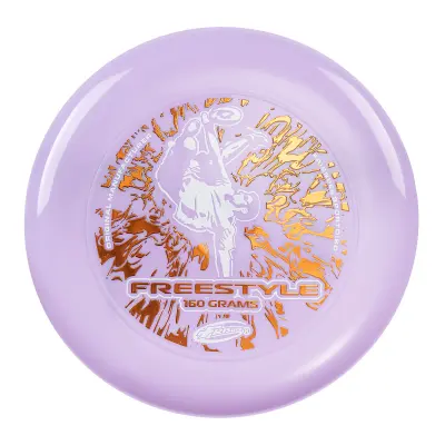 Wham-O Frisbee Freestyle Disc 160 g, 26.67 cm, trpežen in prožen PE za plažo na prostem, družinska zabava -1 paket