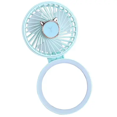 Mini Prenosni Usb Ventilator Za Polnjenje (Zelen), Primeren Za Notranjo In Zunanjo Uporabo