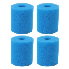 4PCS H TYPE Pena za filtre za bazen, za večkratno uporabo, pralna za bazen