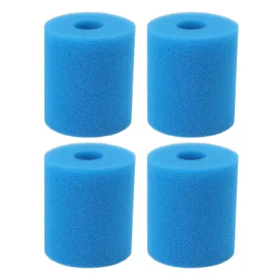 4PCS H TYPE Pena za filtre za bazen, za večkratno uporabo, pralna za bazen