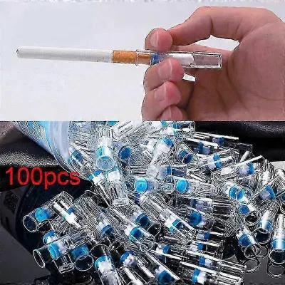 Čistilni filter za kajenje Reduce Filtration Tar za cigarete za enkratno uporabo 100/200x