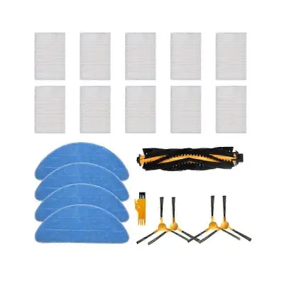 Glavna stranska krtača Mop Cloth Filter Združljiv s sesalnikom C30B XR500 E30 800T 820S -5555