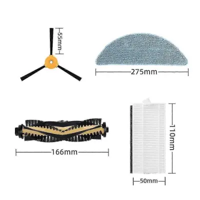 Za Debot N79 N79s N79c Dn622 Dn620 500 Glavna Stranska Krtača Hepa Filter Mop Krpe Zamenjava Pa