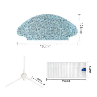 Za Explorer X-Plorer 20 40 50 Series X3 Robot Sesalnik Deli Stranske Krtače Hepa Filter Mop